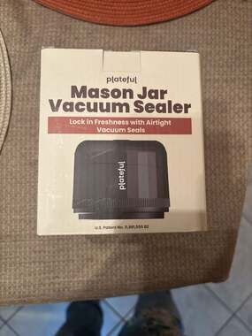 Plateful Mason Jar Vacuum Sealer